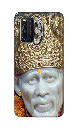 Image of PRINTFIDAA Sai Baba Lord Shiridi Great God Hinduism Hindu Religious Printed Designer Hard Case for Vivo V19 Back Cover -(e) RPM1005