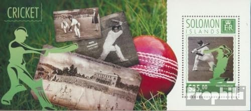 Salomoninseln Miniature Sheet 357 (Complete. Issue.) unmounted Mint/Never hinged ** MNH 2014 Cricket (Stamps for Collectors) Ball Games Without Football (Basketball/Handball/Baseball …)