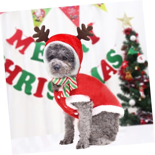 Disfraz Navidad para Perro Mipcase Talla L con Bufanda miniatura 4