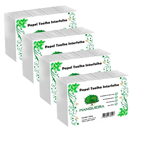 REALEZA Papel Toalha Branco Para Secar Mãos Banheiro 4000 Folhas