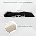 Lash Bed Topper, Ergonomic Curvy Massage Bed Topper Esthetician Bed Cushion, Non-Slip Spa Table Memory Foam Pad with Removable Cover, Ideal for Facials, Eyelash & Beauty Salon, 71