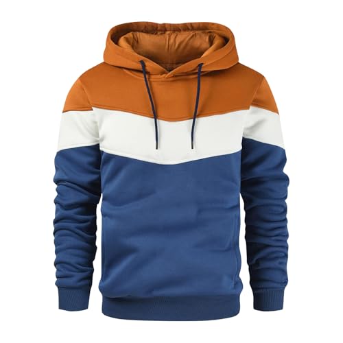 Anorak Hombre, Hoodie Hombre Largo Sport Trabajo Elegante Sudadera Cremallera Hombre Moda Deportes Cremallera Running Navidad Ropa Hombre Marca Outlet Café XXL