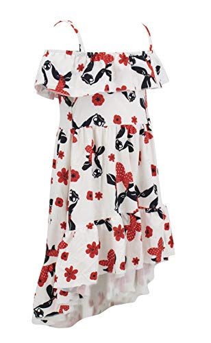 Unique Baby Girls Cow Summer Outfit Milk Farm Dress4