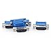 Aexit 5pcs D-SUB Audio & Video Accessories DB15 15 Pin Male IDC Crimp Connector for Flat Connectors & Adapters Cable