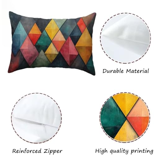 Housse de coussin 50x80 imperméable avec fermeture éclair cachée - 6