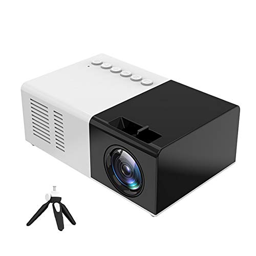 Mini Videoproiettore, Home Theater Portatile, Altoparlanti HIFI Integrati, Supporto 1080P 3D, Compatibile Con HDMI / USB, Adatto Per Riunioni Di Famiglia, Giochi, Regali Per Bambini All'aperto,Nero