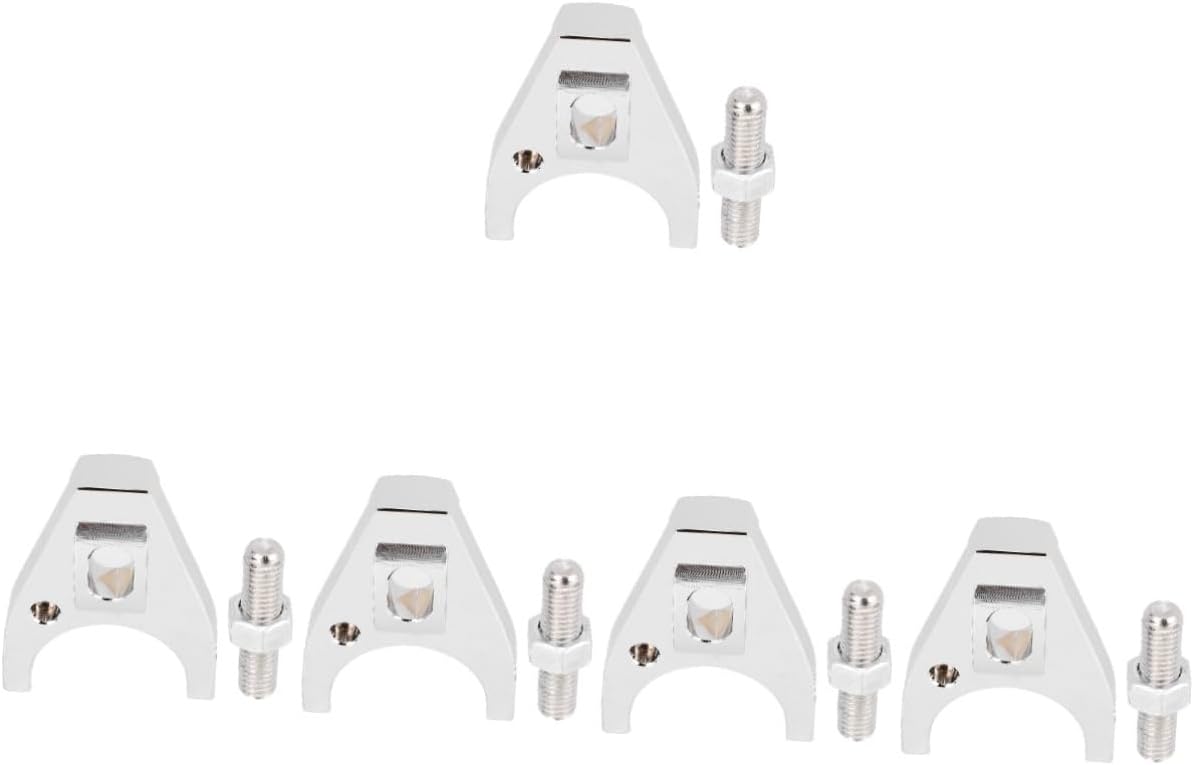 5pcs Aluminum Distributor Clamp for Automotive Applications Easy Installation Car Hold-Down Bracket Compatible Vehicle Models