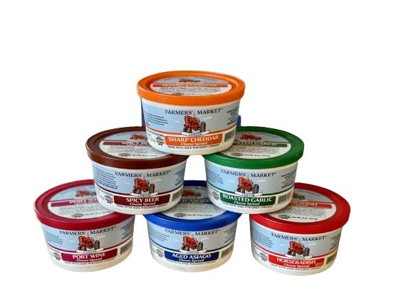Image of Cheese Spread, Shelf Stable, Wisconsin, Great as Snack Dips for Pretzels or Veggies, (1pk, Asiago)