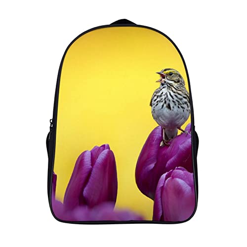 Sac à dos d'école moineau pour enfants de 40x28x16cm