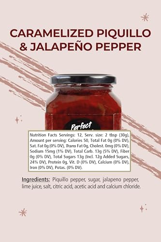 Image of Perfect Choice Caramelized Red Pepper & Jalapeno - Sweet & Slightly Spicy Spread Ready-to-serve Dip - 12.7 oz. (pack of 3)
