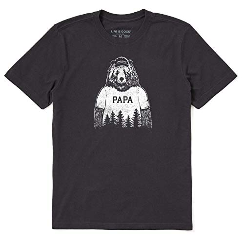 T-shirt Homme Life is Good Papa Bear idéal pour les week-ends en famille