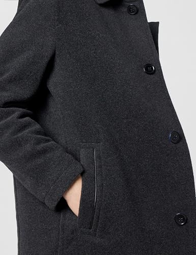 Image of Cole Haan Men's Button-Up Wool Plush Car Coat