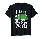 I Love Garbage Trucks Big Car Truck Driver Gifts
