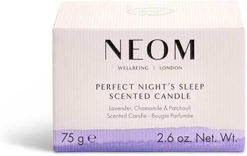 Miniatura 3 de 'NEOM- Vela perfumada Perfect Night's Sleep, tamaño de viaje, lavanda y jazmín, vela de aromaterapia de aceite esencial, aroma para dormir