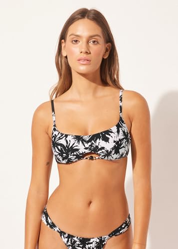 Woman's Tank-Style Swimsuit Top Palms2