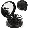Mini Mirror Comb Mini Hair Brush for Purse, Small Portable Pocket Hair Brush with Mirror for Girls Compact Brush Pocket Mirror for Purse Mini Wet Hair brushs Purse Essentials for Backpack for Women