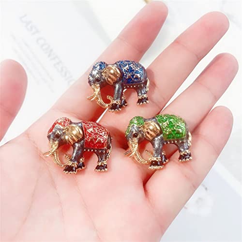 Insignia de elefante esmaltado para transformar ropa aburrida en un look moderno 5