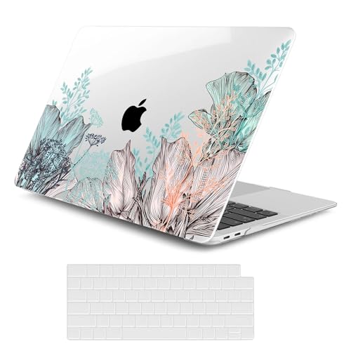 OJOS Compatible with MacBook Air 13.6 inch Case M3 M2 2024-2022 Release Model A3113 A2681, Plastic Laptop Hard Shell Case & Keyboard Cover for MacBook Air 13.6 with Touch ID (Summer Field) (B0D1KBVRT3) Amazon Price History, Amazon Price Tracker