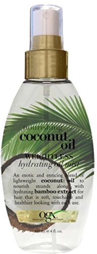OGX Nourishing Coconut Oil Weightless Hydrating Oil Mist 4 oz (Pack of 11)
