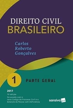 Capa do livro Direito Civil Brasileiro. Parte Geral - Volume 1