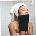 BAZEITFLOW 3Pcs Microfiber Makeup Remover Gloves Gentle Facial Cleansing Mitts for Skin Types Accessory Set