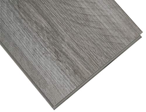 MSI Winstow 7 in. x 48 in. Luxury Vinyl Flooring, Rigid Core Planks, LVT Tile, Waterproof LVT, Wood Grain Finish, 20 MIL Wear Layer, 5 mm Thick, 23.77 sq. ft./Case, Seaside Gray by MSI - Image 4