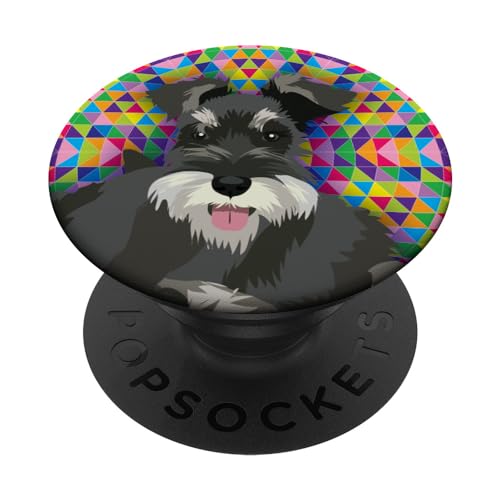 Schnauzer Dog Lover Gift PopSockets Adhesive PopGrip