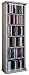 Produktbild VCM 21029 Regal DVD CD Rack Medienregal Medienschrank Aufbewahrung Holzregal Standregal Möbel Schrank Möbel "Classic",Sonoma-Eiche (Sägerau)