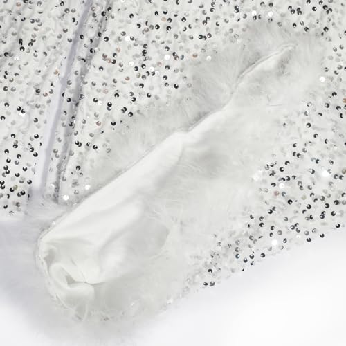 Image of Jigfar Women's Sexy Rhinestone Sheer Mesh See Through Bodycon Dress Birthday Party Club Night Outfits