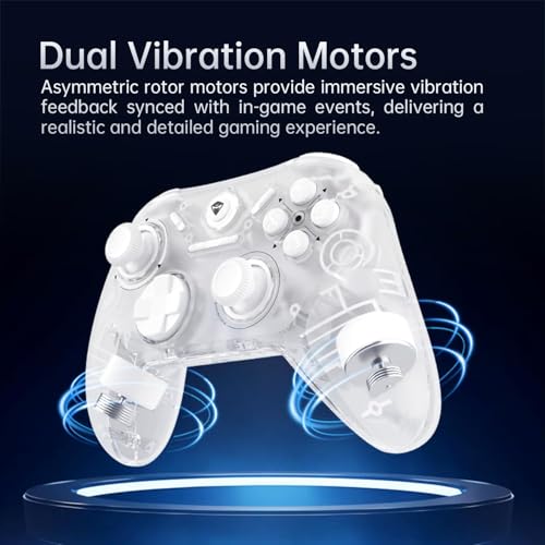 Machenike G1 Pro 1000Hz Wireless Gaming Controller for PC, Windows, Android, iOS, Switch,PC Controller with TMR Joystick?Triggers/Gyroscope [video game] - Thumbnail 7