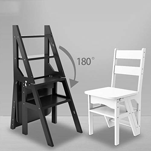 Escalera de madera resistente de 4 niveles con carga de 150 kg 6