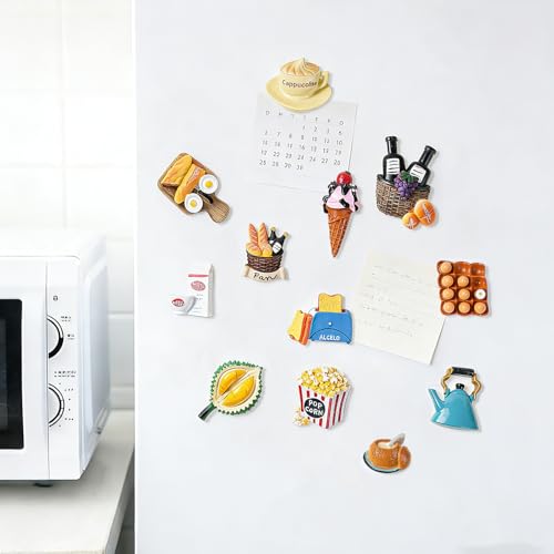 Imanes decorativos para refrigerador, pack de 12 unidades miniatura 5
