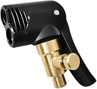YAEOSNSI Dual Head Bike Track Pump Tyre Air Pump Valve Adapter Bike Pump Accessories Multi-use Connector Head Pump Adapter for Bicycle Bike Replacement Accessories