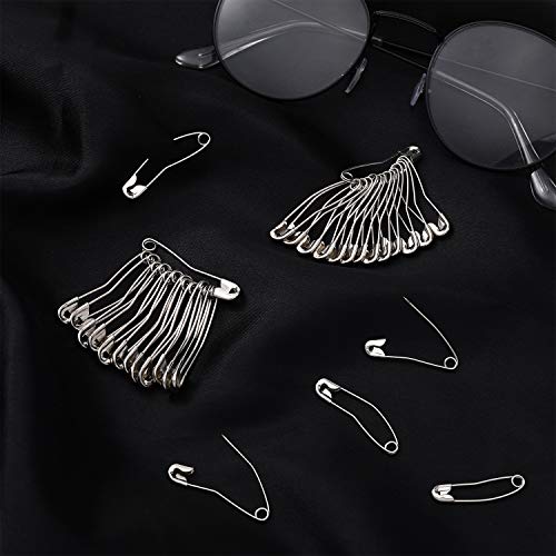 260 Pieces Safety Pins 3 Size Quilting Basting Pins Stainless Steel Safety Pins For Fixing Objects #TOP6