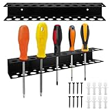 Screwdriver Holder Wall Mount with 23 Holes, 12.6' Long,...