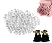 Canicas de Cristal Bolas Tirachinas, 500 Pcs 9mm Canicas Adecuado para Tirachinas Tiro, Circuito Canicas y Juegos Tradicionales de Canicas con una Exquisita Bolsa de Almacenamiento (C-1kg)
