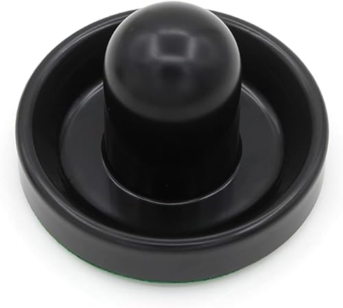 Miniatura 4 de Discos y paletas de hockey de aire, empujador de discos de hockey de aire negro, accesorios de repuesto para mesas de juego (4 delanteros de 3.780