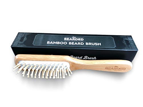 Live Bearded Bamboo Brush, Bamboo Beard Brush