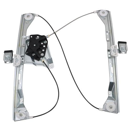 Image of TRQ Rear Left Power Window Regulator & Motor Assembly Drivers Side Compatible with 2002-2007 Buick Rendezvous 2001-2005 Pontiac Aztek