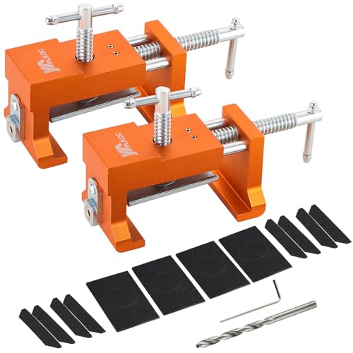 FLKQC Cabinet Clamps Cabinet Face Frame Installation Clamp 2 Pack Heavy Duty Cabinet Clamps Easy and Quick Face Frame (2)