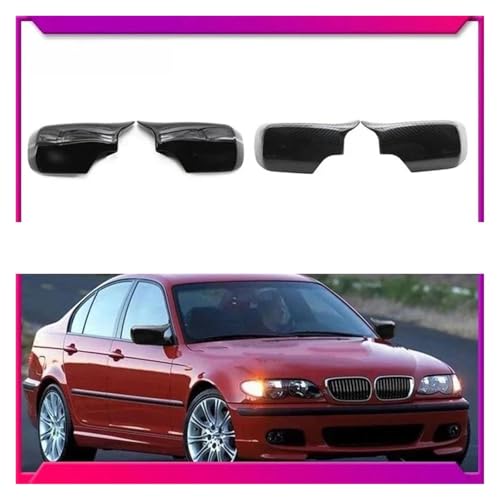 Boîtier rétroviseur extérieur carbone BMW E46 look premium - 3