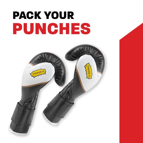 Kids Boxing Gloves For Kids Children Youth Punching Bag Kickboxing Muay Thai Mitts Mma Training Sparring Gloves (Black, 4 Oz) #TOP3