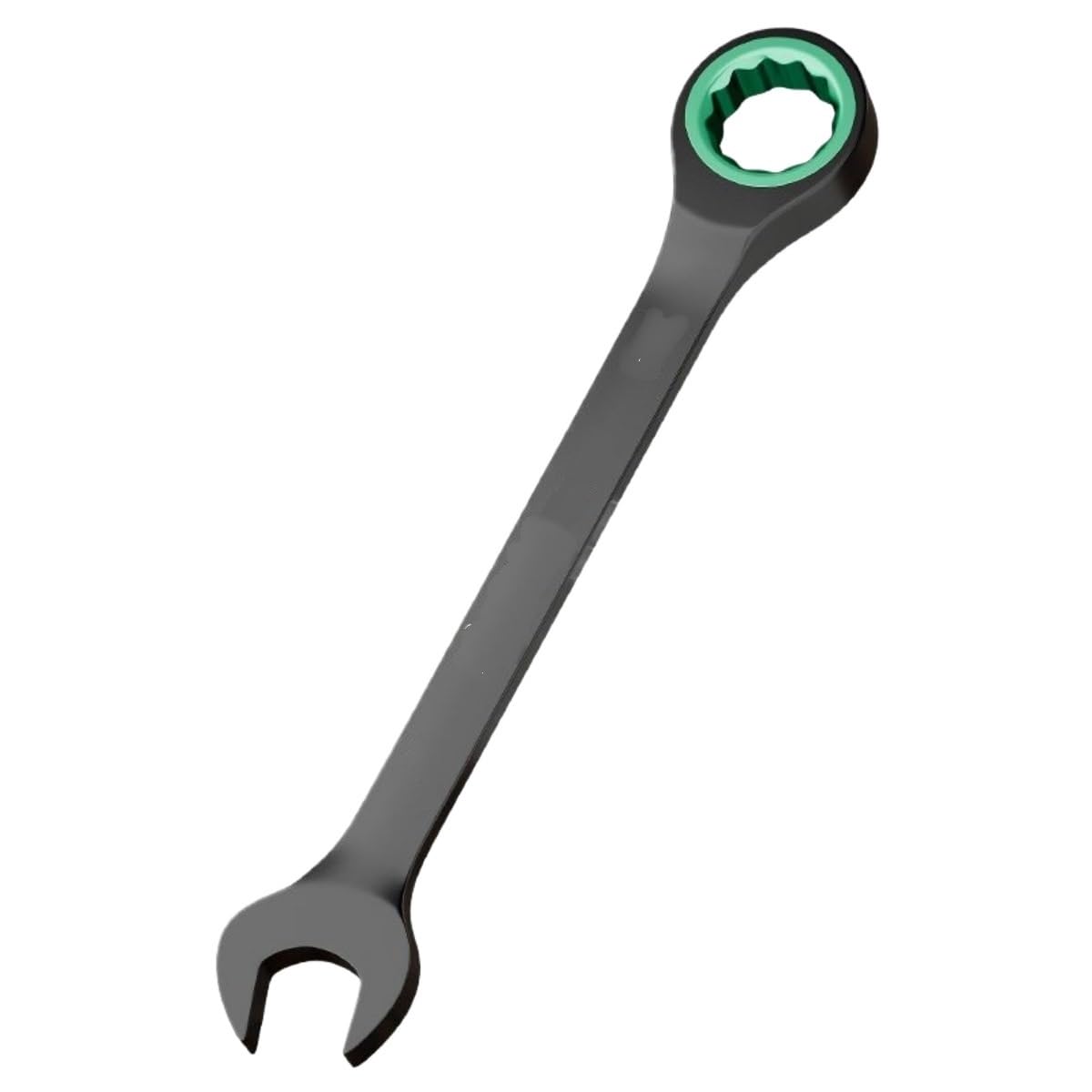 SHUNMIN Llaves Fijas con Carraca Llave combinada bidireccional de Doble Extremo, Llave rápida, Herramienta Manual de Apertura pequeña automática Llave Carraca(12mm)
