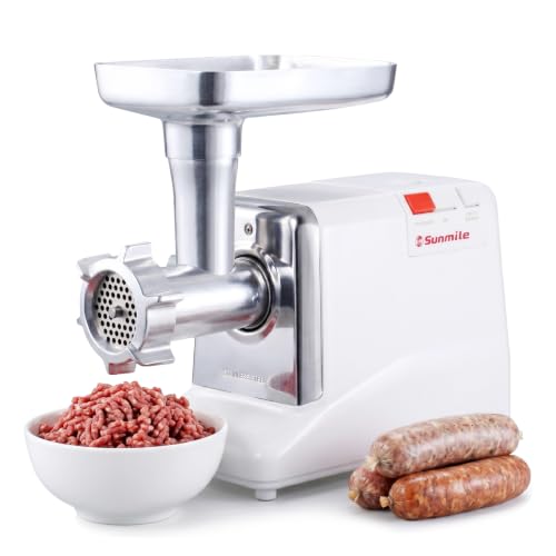 Sunmile SM-G50 ETL Electric Meat Grinder - Max 1.3 HP 1000W Heavy...