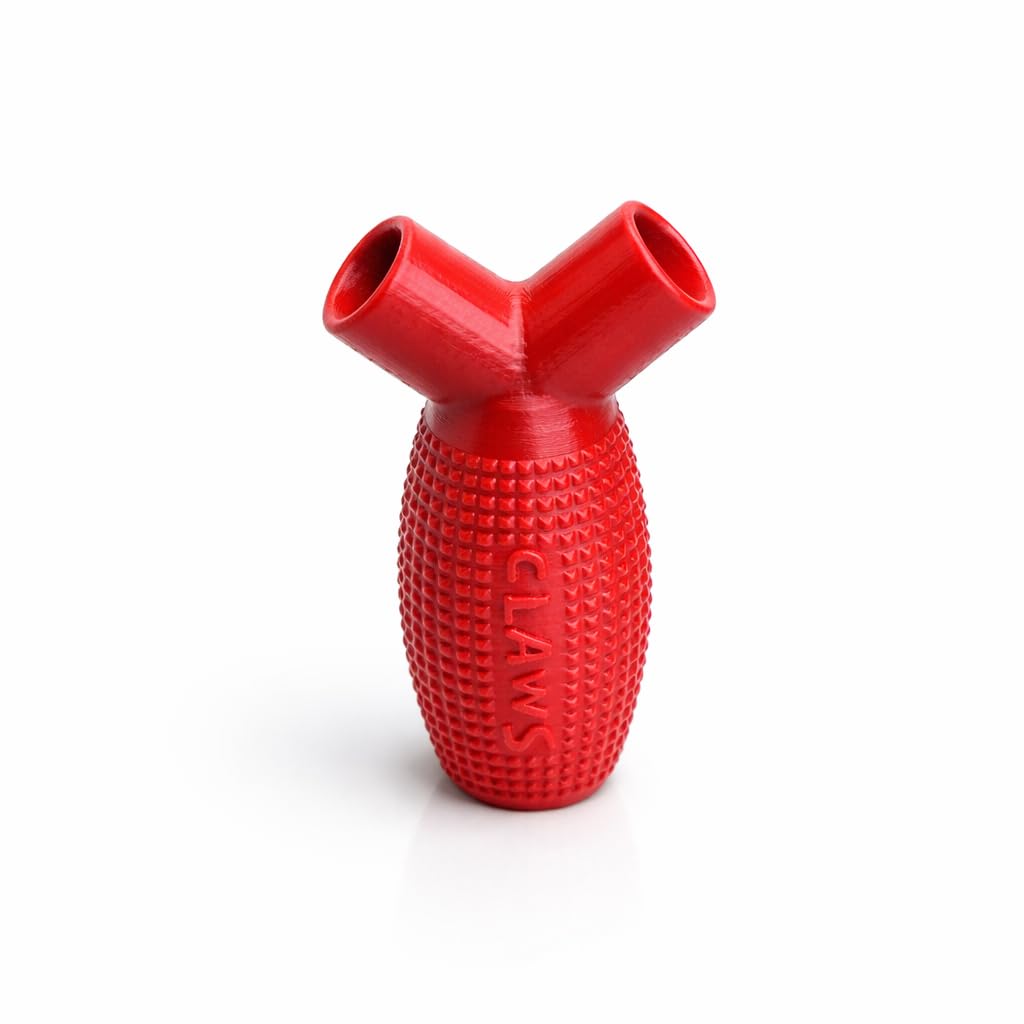 armwrestling y grip training tool, red textured grip strengthener for arm wrestling toproll practice