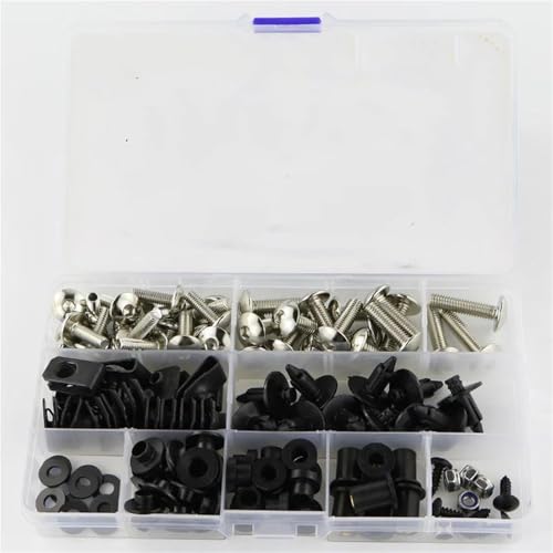 Kit tornillos carenado Suzuki GSX-R1000 2001 plata contra vibraciones