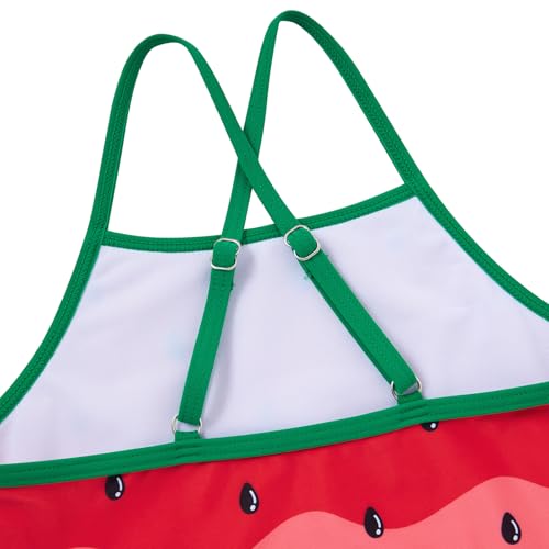 Image of Girls Tankini Swimsuit Two Piece Bathing Suit with Adjustable Strap 3-13 Years
