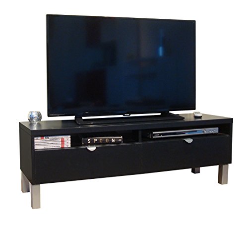 Berlioz Creations Samy Panca TV legno nero 118 x 34 x 39 cm