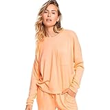 __Cuello:__ cuello redondo Roxy Just Perfection - Sudadera - Mujer - L - Naranja