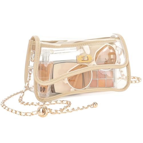 Image of YGR Clear Bag Stadium Event Concert Approved, Transparent Clear Crossbody Purse Shoulder Bag for Women